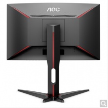AOC C27G1 27英寸 VA曲面 144Hz高刷新率 双HDMI Adaptive-Sync同步技术 人体工学支架 游戏电竞显示器
