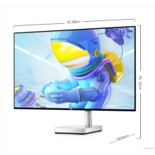 戴尔（DELL）S2718D 27英寸四面微边框2K高分辨率HDR 爱眼不闪滤蓝光IPS屏电脑显示器 （Type-C 接口）