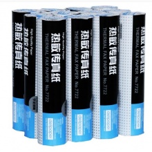 得力(deli)7722 热敏传真纸216mm*30m 12卷/盒